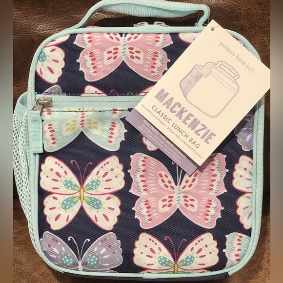 POTTERY BARN KIDS Mackenzie Butterfly Rolling Backpack and Lunchbox Set. - Picture 3 of 3